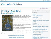 Tablet Screenshot of catholicorigins.com
